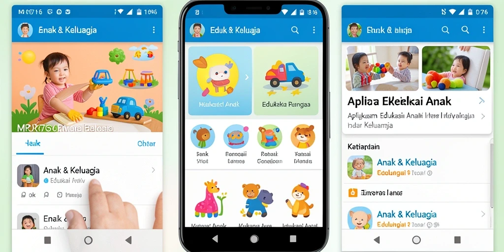 Tampilan antarmuka MPO76 yang menarik dan interaktif untuk belajar anak.